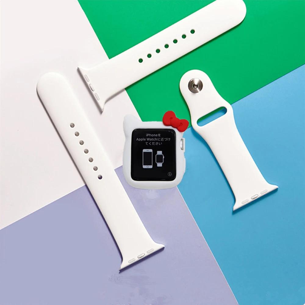 Хохлатый силиконовый чехол для apple watch 3/2/1 42 мм/38 мм iwatch резиновый Полноэкранный