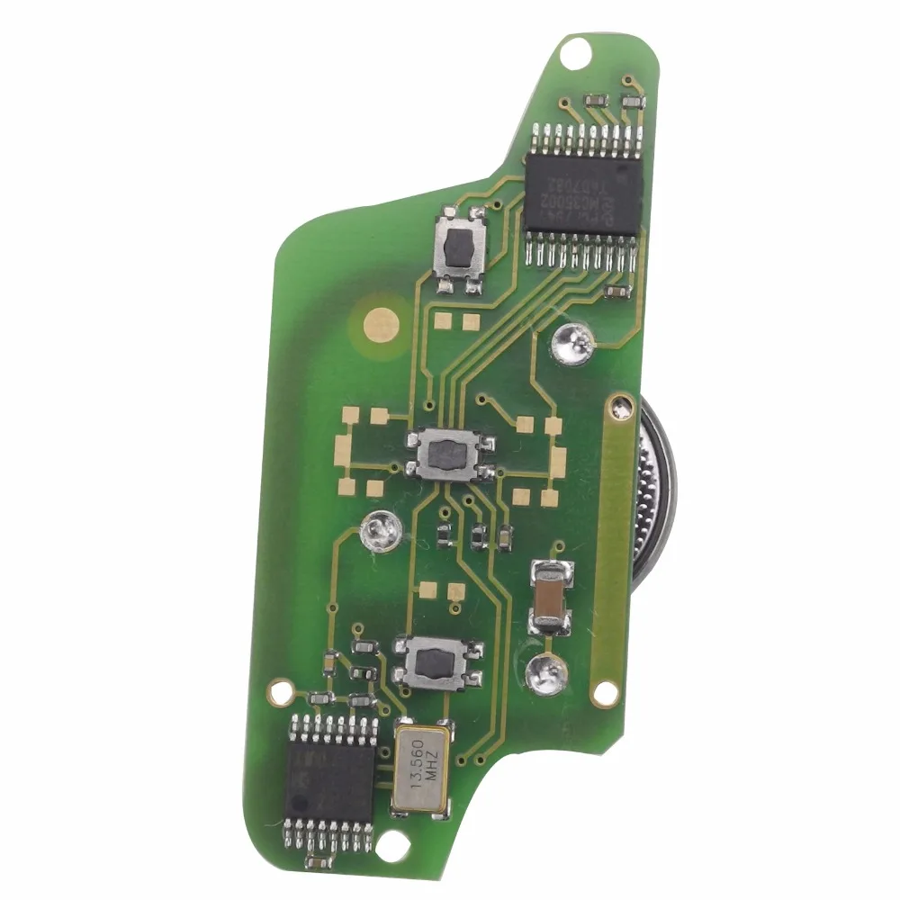 Jingyuqin 3 кнопки авто дистанционный ключ для peugeot 207 307 307S 407 433 МГц ID46 чип транспондера PCF7961 HU83 Blade CE0536
