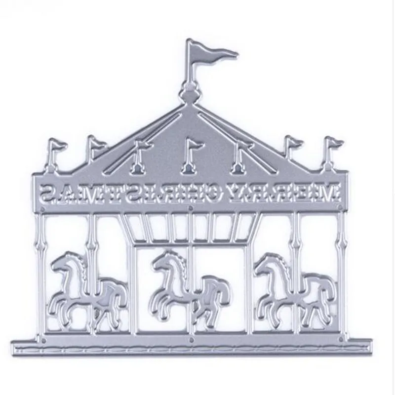 

1Pcs DIY Carousel Metal Cutting Dies Stencil Template Embossing for Scrapbooking Paper Card Album Photo Decor Art Painting Tool