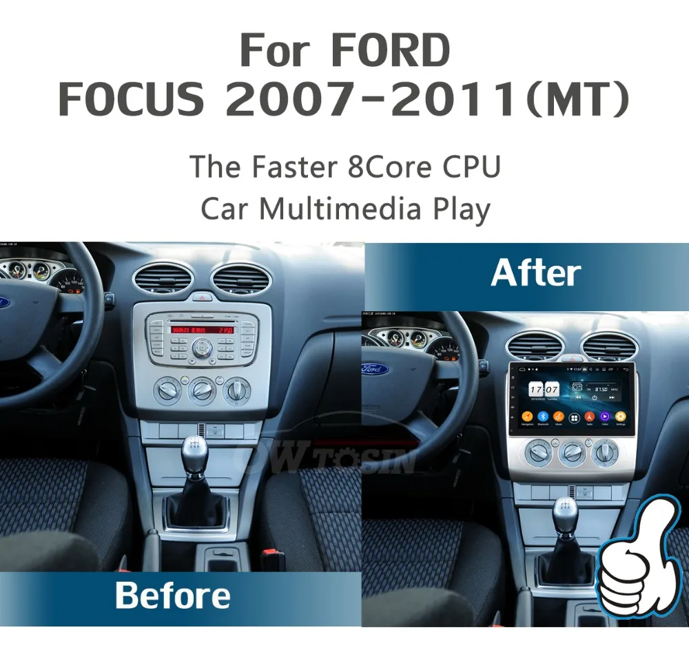 Clearance Android 9.0 8 Core 9"IPS 4G RAM+64G ROM Car DVD Radio Player GPS For Ford Focus 2007 2008 2009 2010 2011 DSP CarPlay Parrot BT 2 Clearance Android 9.0 8 Core 9"IPS 4G RAM+64G ROM Car DVD Radio Player GPS For Ford Focus 2007 2008 2009 2010 2011 DSP CarPlay Parrot BT 2