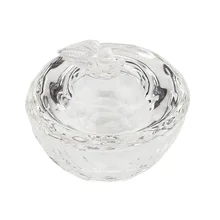 Хрустальная стеклянная прозрачная чашка для посуды с крышкой для ногтей акриловый жидкий порошок инструменты