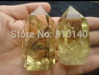 

AA00R080787 Natural! Transparent 2 NATURAL Citrine quartz crystal point healing