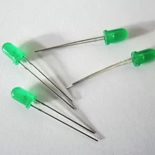 1000 шт./лот F3 3 мм зеленый светодиодный светодиод 3 мм зеленый светодиод