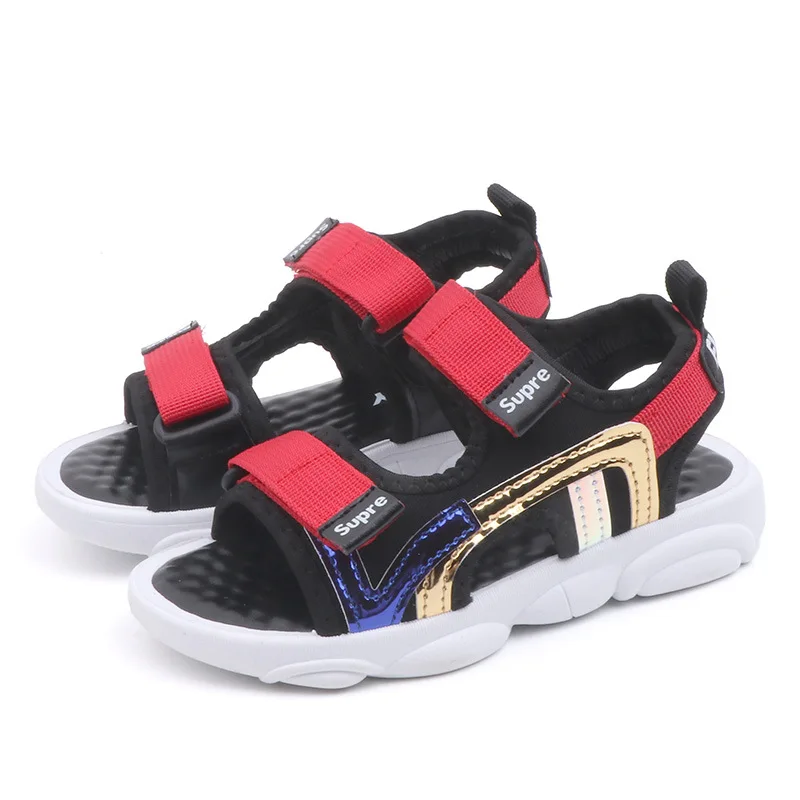 

2019 spring new children's shoes men and women big children comfortable sandals summer children's breathable casual beach shoes
