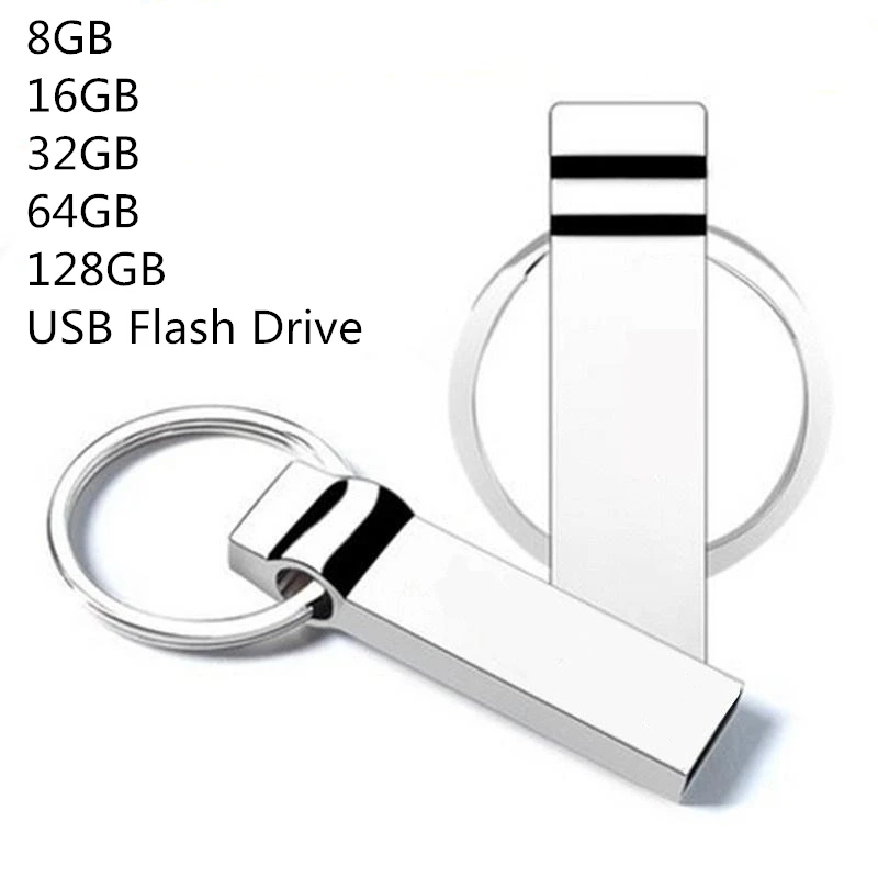 Флешка 256 128 ГБ Usb флеш накопитель водонепроницаемый металлический u диск