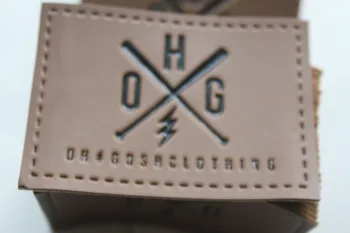 

custom embossed pu tag mainly for Jeans or bags faux leather label patch 1000pcs lot