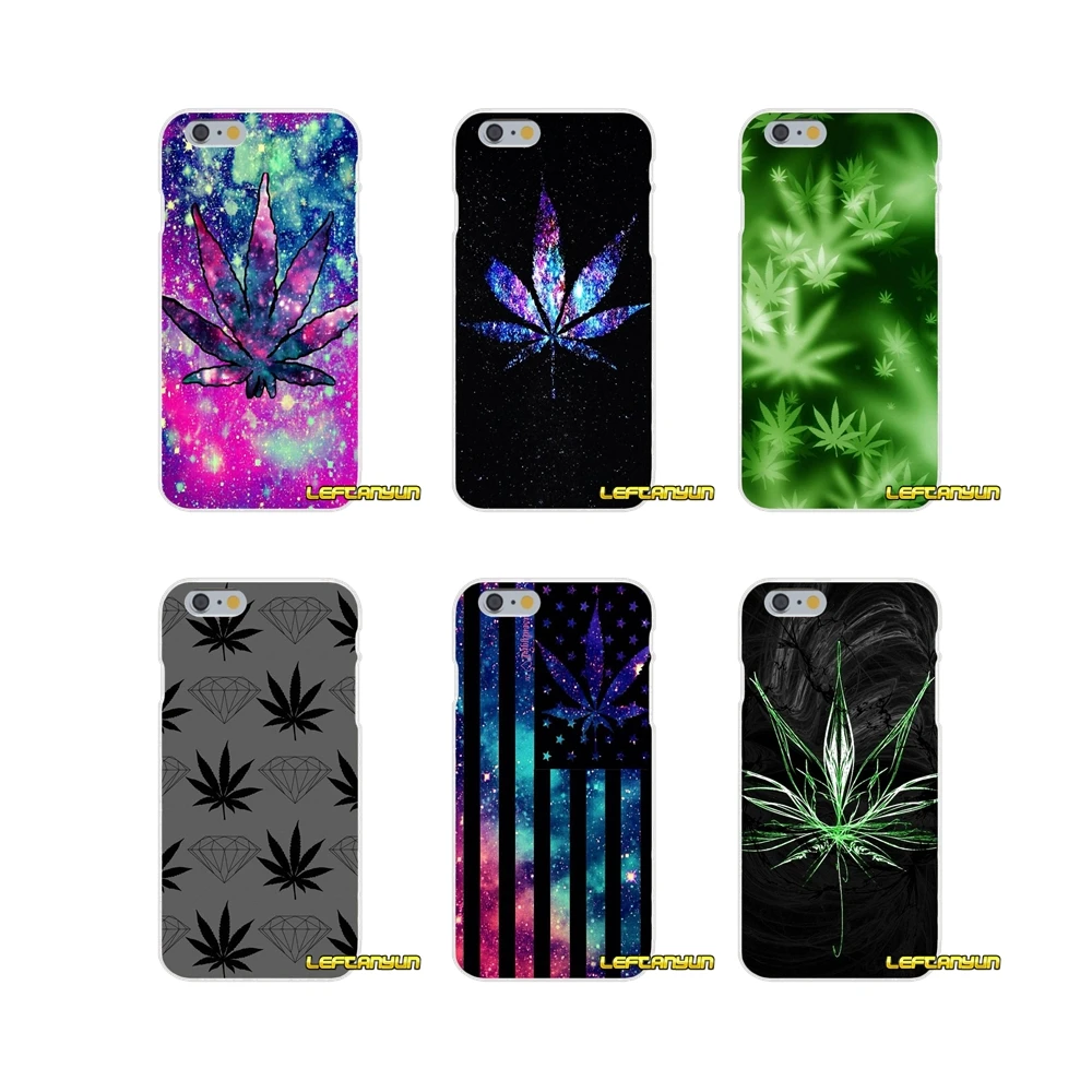 

For Huawei P8 P9 P10 Lite 2017 Honor 4C 5X 5C 6X Mate 7 8 9 10 Pro Weed Leaf grass huf Accessories Phone Cases Covers