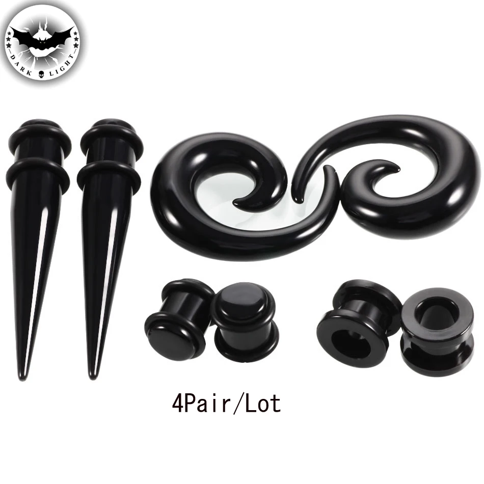 18pcs Acrylic Ear Stretching Kit Tapers Plugs Tunnels Gauges Expander 14g 00g Jewelry 1 6 10mm P 19526774