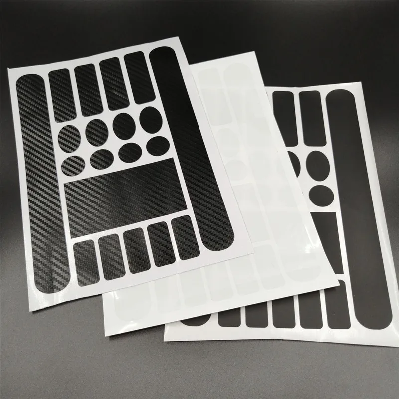

Bicycle Stickers PVC MTB Mountain Bike Protection Sticker Chain Protection Bicycle Protective Film Black/White