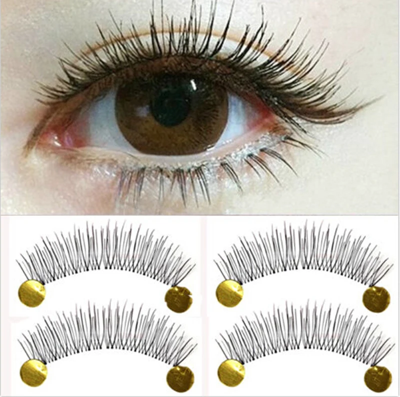 10Pair New Makeup False Eyelashes Soft Natural Cross Long Eye Lashes Extension