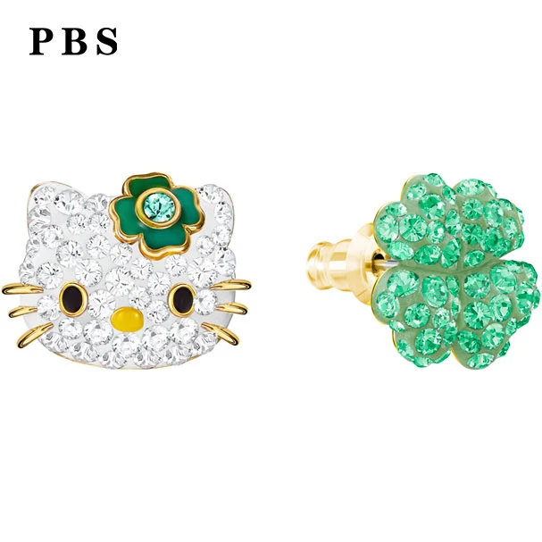 

PBS Original Copy High Quality 1:1 SWA Kiti Gold-Plated Ear Nail With Logo Free Mail