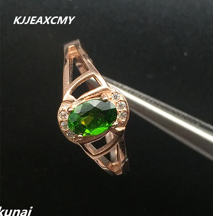 Kjjeaxcmy Fine Jewelry красочные украшения, серебро 925 инкрустированные естественной кольца, Женская стиль оригинальность, простой и щедрый