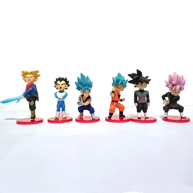 Jual Dragon Ball Super Goku Vegeta Trunks Hitam Goku Zen O Grand Jaco Mai Zamasu Dragon Ball PVC Patung patung Anak anak Collegection mainan