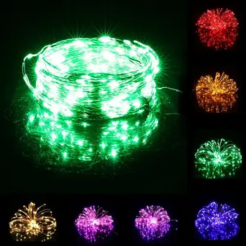 

20M 200LED Copper Wire String Fairy Light LED Lights DC12V LED String Lights Christmas Wedding Party Decoration Multi-color