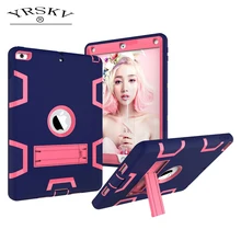 Чехол для iPad 9,7 дюймов /-yrskv новая подставка из силикагеля+ ПК ударопрочный чехол для планшета Apple iPad