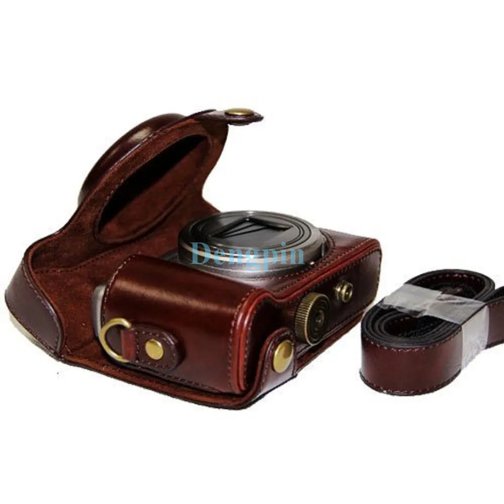 High Quality Retro PU Leather Camera Case Bag Cover for Sony Cyber Shot