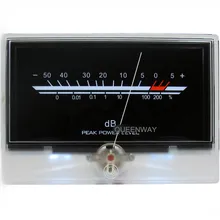 Audio Power Amplifier VU Meter Post Amplifier DB Level Header With Backlight High-precision