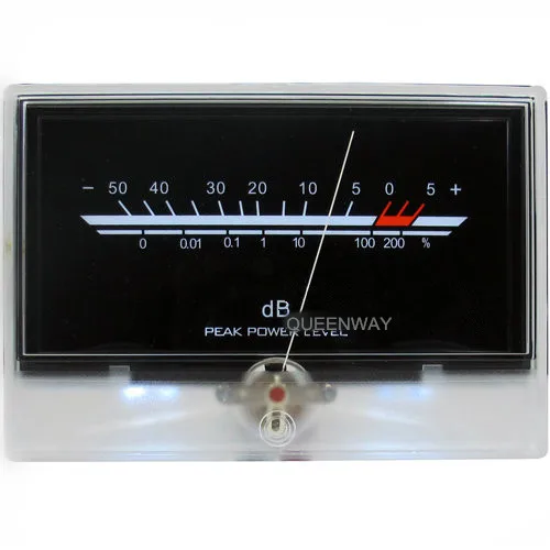 V 031 High precision Audio Power Amplifier VU Meter DB Level Header