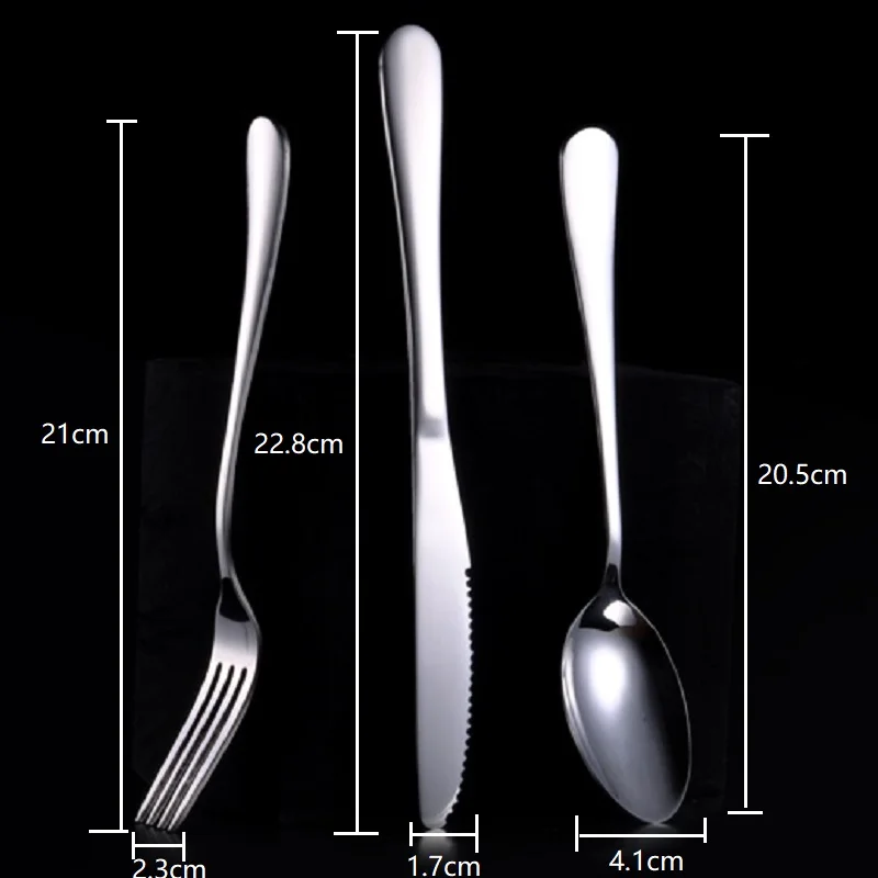Oussirro набор посуды столовые приборы набор из нержавеющей стали Западная Посуда классический столовый набор ножей вилка ресторан столовая