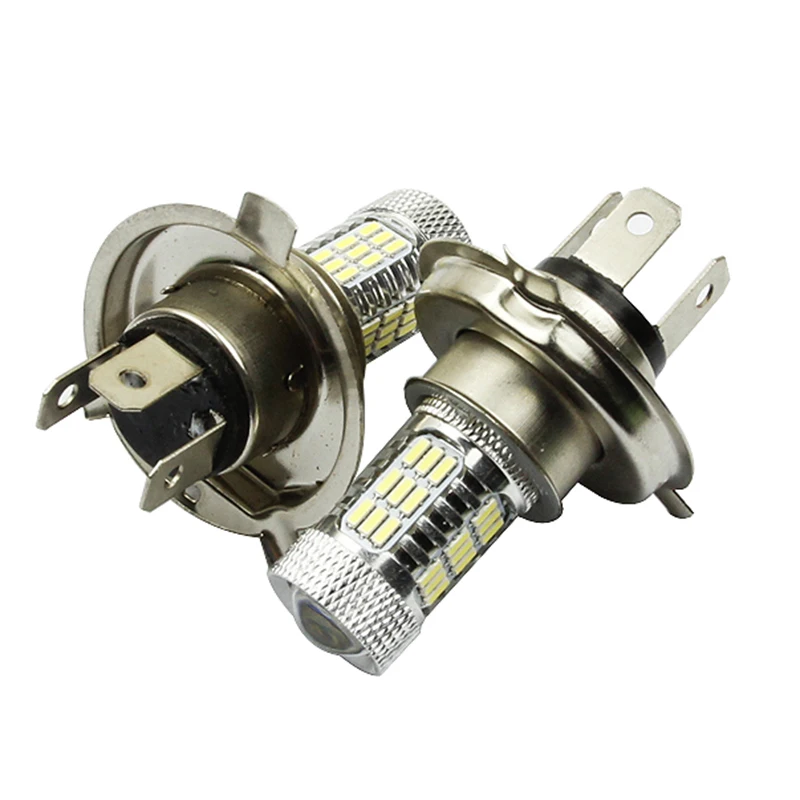 2 Pcs White H4 45 SMD 4014 Led Fog Light Driving Headlight Xenon Lamp