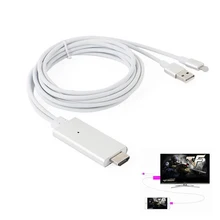 High Speed 8 Pin To HDMI HDTV AV Cable For iPhone 5/5S/6/6S/7 Plus ipad Support HD1080P Connection TV