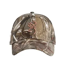 Открытый бионический камуфляж шапка с вышивкой дышащий хлопок Бейсболка рыболовная Кепка военные армейские спортивные охотничья шляпа