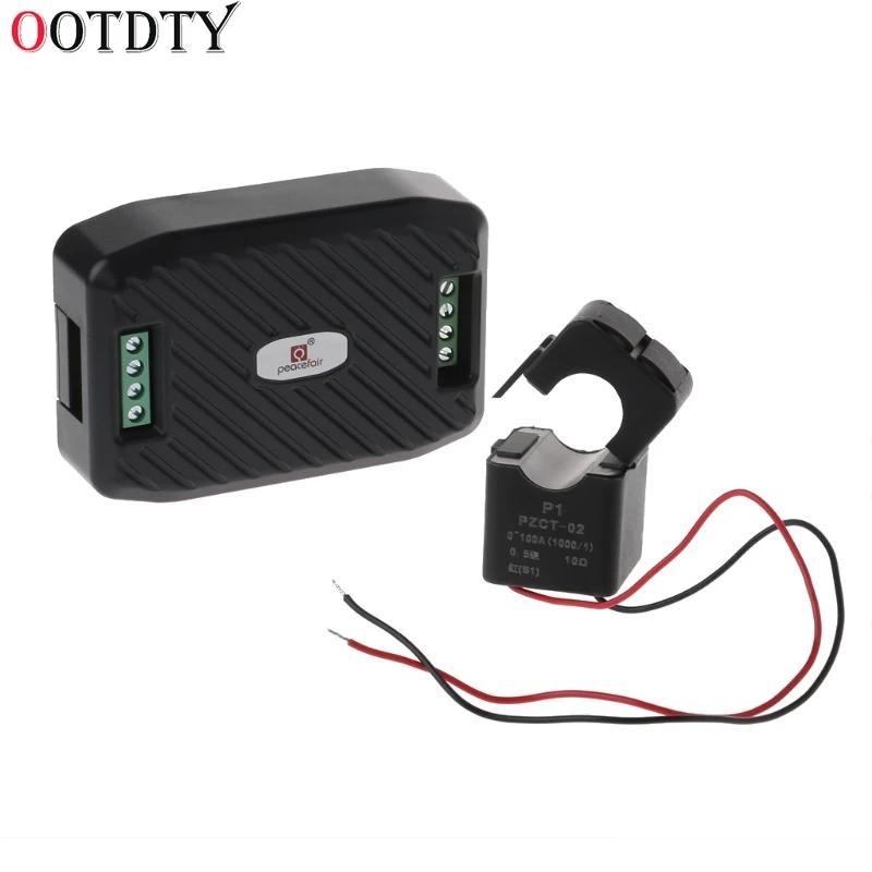 

OOTDTY AC 100A Voltage Current Power Frequency Power factor Energy RS485 Modbus Electronic Energy Module With Split CT