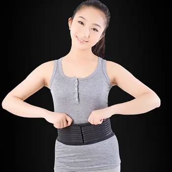 

Women Back Pain Lumbar Brace Support Belt Corset XXXL Tourmaline Magnet Massager Medical Care Self Heating Tourmaline Cloth Y011