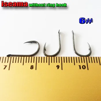

ISEAMA size:6# Fish Hook Flat head number: 1000pcs/Lot High Carbonsteel