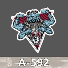 Bevle A-592 Monster Wasserdichte Kühle DIY Aufkleber Für Laptop Gepäck Bike Refit Skateboard Auto Graffiti Cartoon Aufkleber