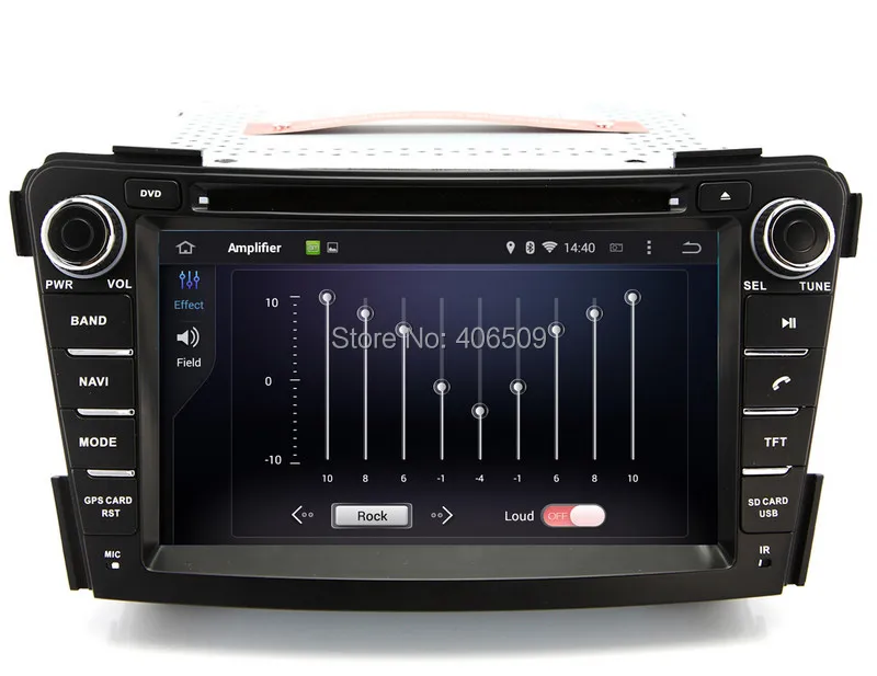 Cheap Android 7.1 Car DVD Player GPS Navigation for Hyundai i40 2011 2012 2013 with Radio BT USB AUX WIFI Audio Video Stereo 4Core+2G 1