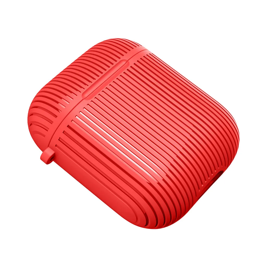 Stripe Carbon Fibre Protective Cover with Carabiner For Apple For Airpods sport Earphones fone de ouvido drop shopping Stripe Carbon Fibre Protective Cover with Carabiner For Apple For Airpods sport Earphones fone de ouvido drop shopping