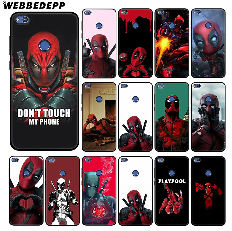 

WEBBEDEPP Deadpool 2 Movie Soft Silicone Case for Huawei Honor Mate 20 10 8X 8C 8 6A 7A 7X 7C Lite Pro TPU