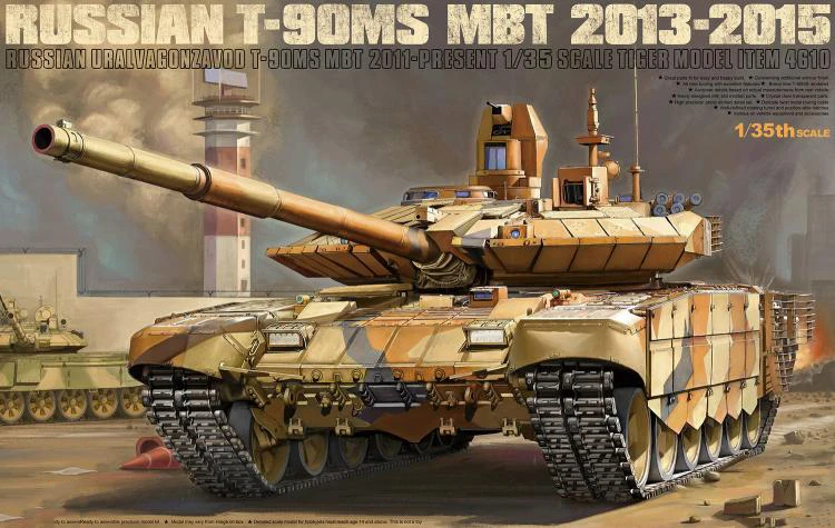 1/35 масштаб Тигр 4610 русский T-90MS MBT 2013- пластиковые модели строительный комплект