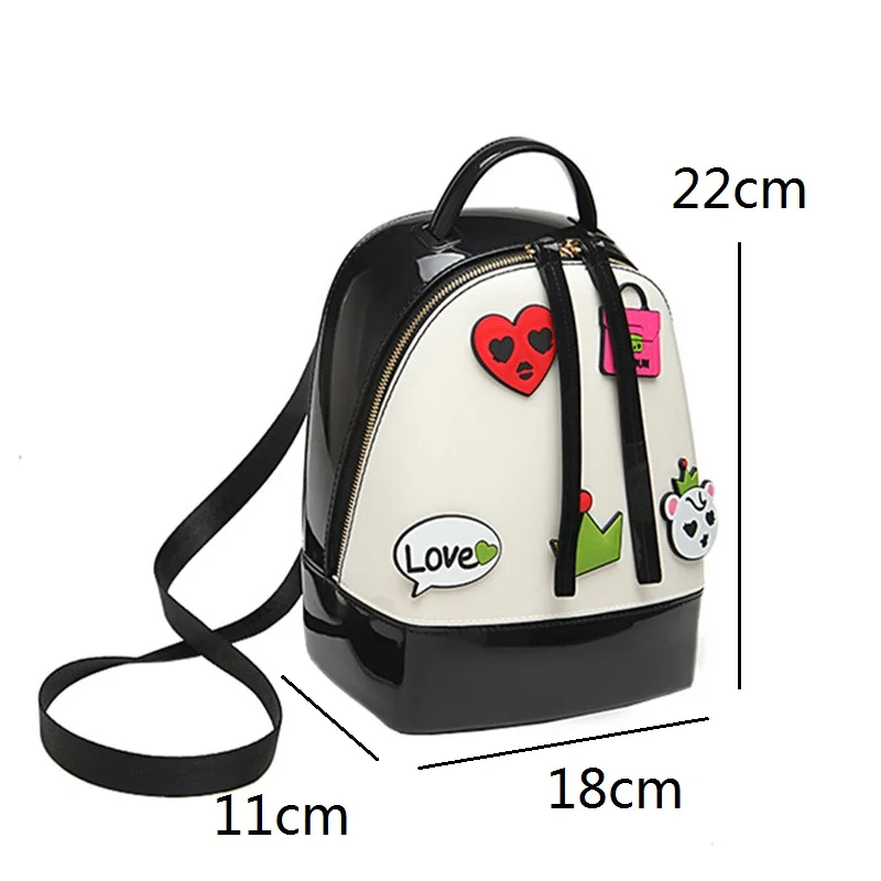 Летний милый рюкзак ярких цветов, прозрачные рюкзаки, новые силиконовые дорожные пляжные сумки, сумка для рук, Mochila, рюкзак, женские сумки на плечо
