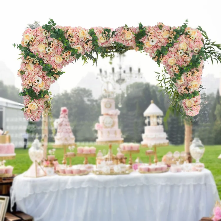 80cm x 80cm artificial flower strips font b Wedding b font Pavillion Flowers font b backdrop