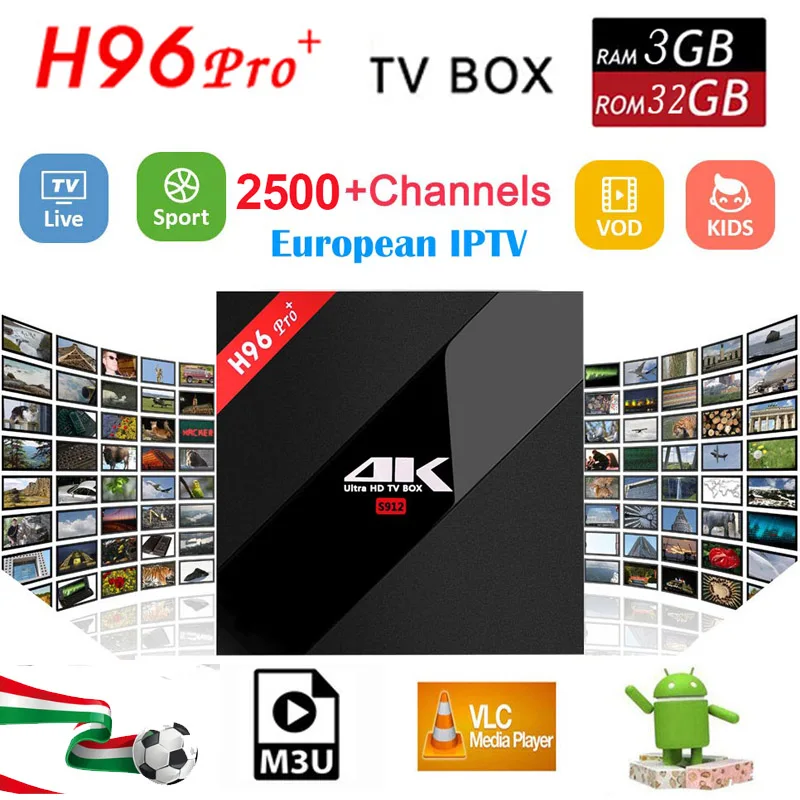 Sweden iptv Box H96 Pro 3GB/32GB S912 Android 7.1 TV BOX HD Smart tv box+1 Year 4700+Europe Arabic Nordic IPTV box free shipping Sweden iptv Box H96 Pro 3GB/32GB S912 Android 7.1 TV BOX HD Smart tv box+1 Year 4700+Europe Arabic Nordic IPTV box free shipping