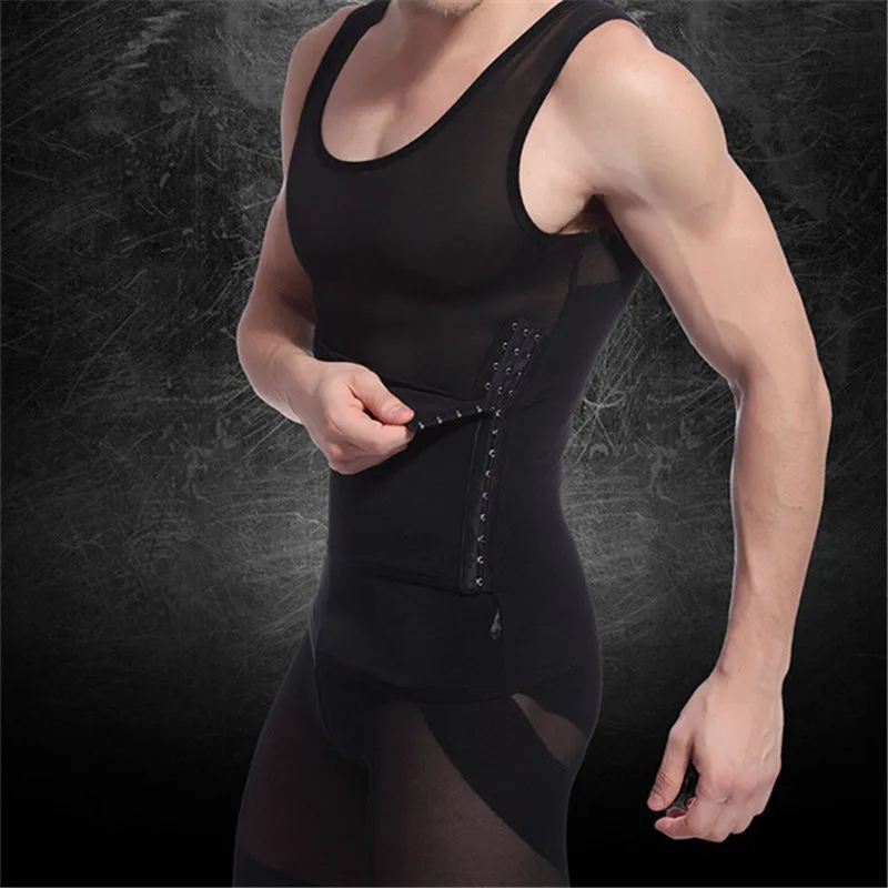 Men Compression Body Shapewear BodySuit
