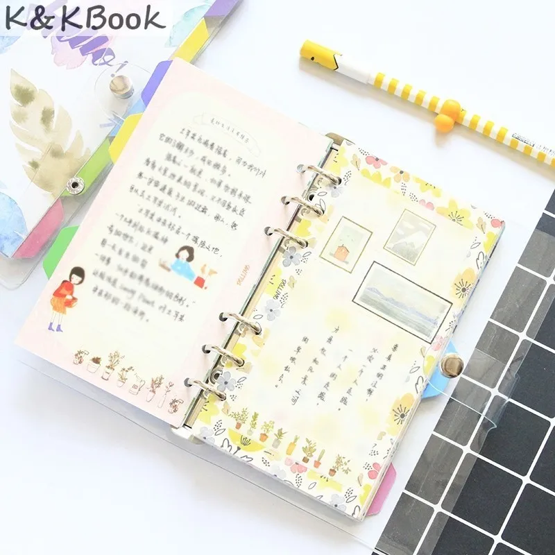 K&KBOOK KK201 Kawaii PVC Notebook Diary Transparent Cover Spiral Notbook A5 Cute A7 A6 A5 Personal Planner Binder Agenda Planner K&KBOOK KK201 Kawaii PVC Notebook Diary Transparent Cover Spiral Notbook A5 Cute A7 A6 A5 Personal Planner Binder Agenda Planner