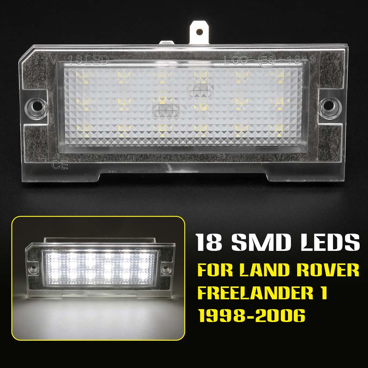 Для Land Rover freelander 1 1998-2006 Автомобильный светодиодный номерной знак сигнальная лампа