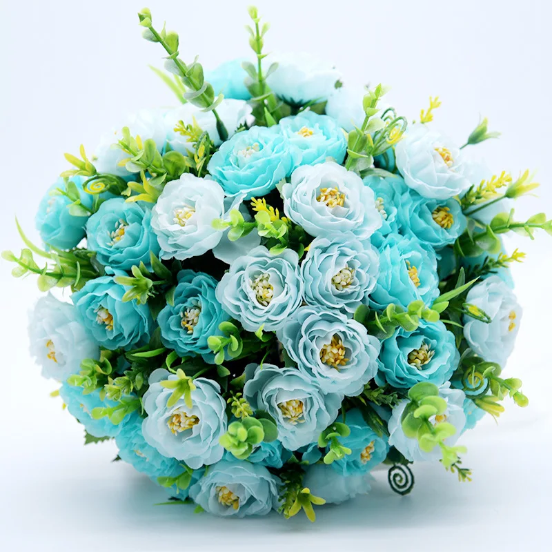 Искусственный цветок букет из роз для свадьбы жениха невесты с цветами реквизит для фотографии подружки невесты украшения Аксессуары
