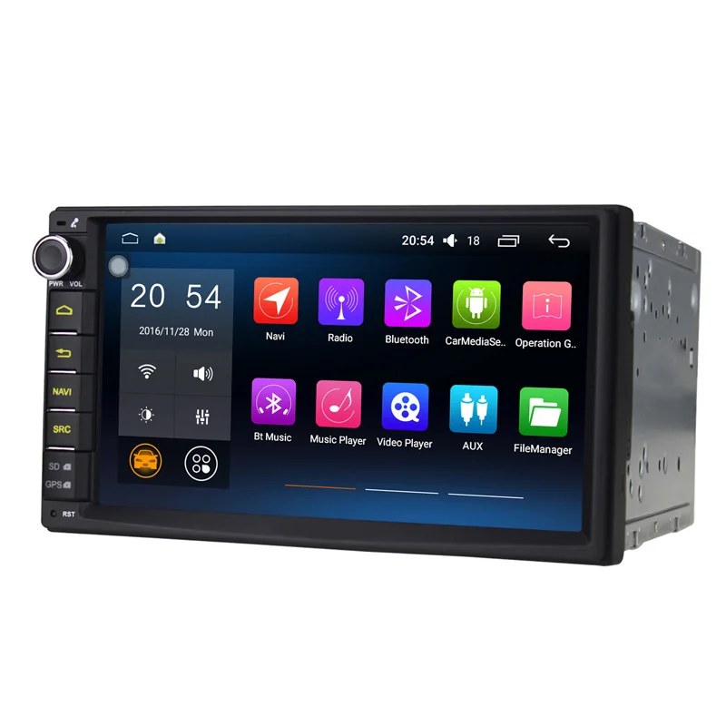Perfect Free External Microphone ! Android 6.0 Universal Car DVD Player Head Unit Radio Tape Recorder Multimedia GPS WiFi BT Support OBD 15
