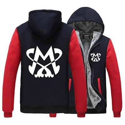 Hot Anime Fairy Tail Long Sleeves thickening Hoodies Casual Sweats Zipper Hooded Tops - Цвет: 11