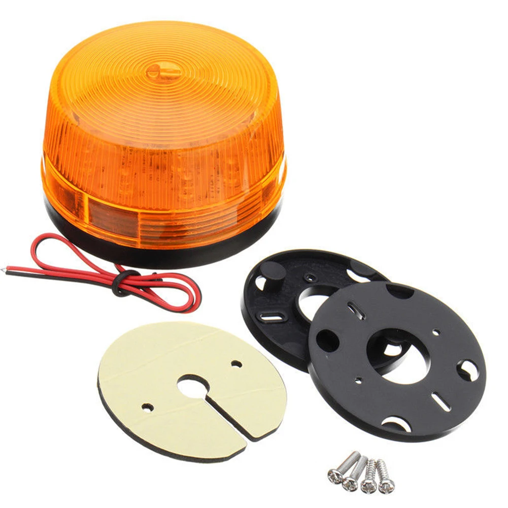 

15LED Car Truck Warning Flash Light Beacon Strobe Emergency Alarm Lamp Amber