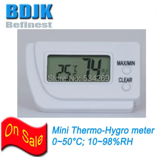 

Digital Pocket Hygrometer & Thermometer with Gussets Back 2 In 1 Moisture and Temperature Meters