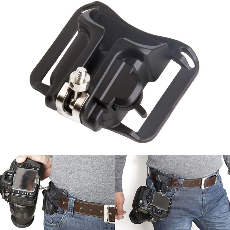 

Camera Holster Holder Camera Waist Belt Clip Fast Loading Strap Buckle Quick Shoot DSLR Camera Hanger