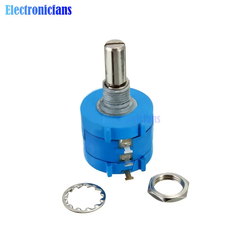 Поворотный проволочный прецизионный потенциометр 3590S 2 502L 10 оборотов 5 кОм|rotary
