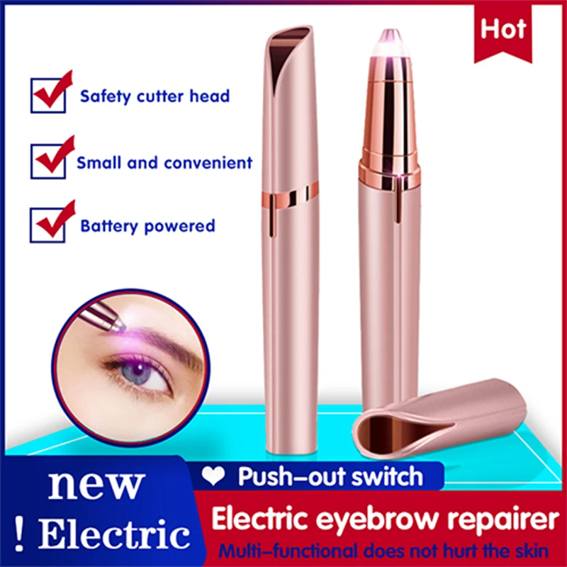 

Multifunction Lipstick Eyebrow Trimmer Face Brows Hair Remover Epilator Pen Mini Electric Shaver Painless Eye Brow Epilator