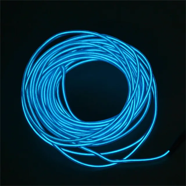 2 m/3 m/5 M 3 V Flexibele Neon Light Glow EL Draad Touw tape Kabel