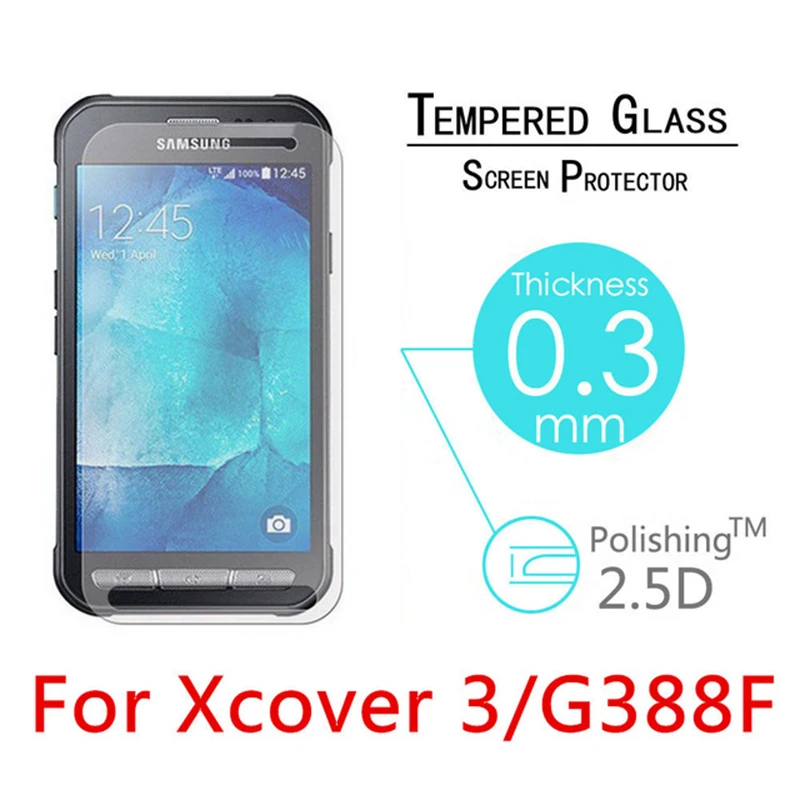 2 шт закаленное стекло для samsung galaxy Xcover 3/G388f Защитная пленка для экрана для samsung x крышка 3 Xcover3 Xcover 3 стекло